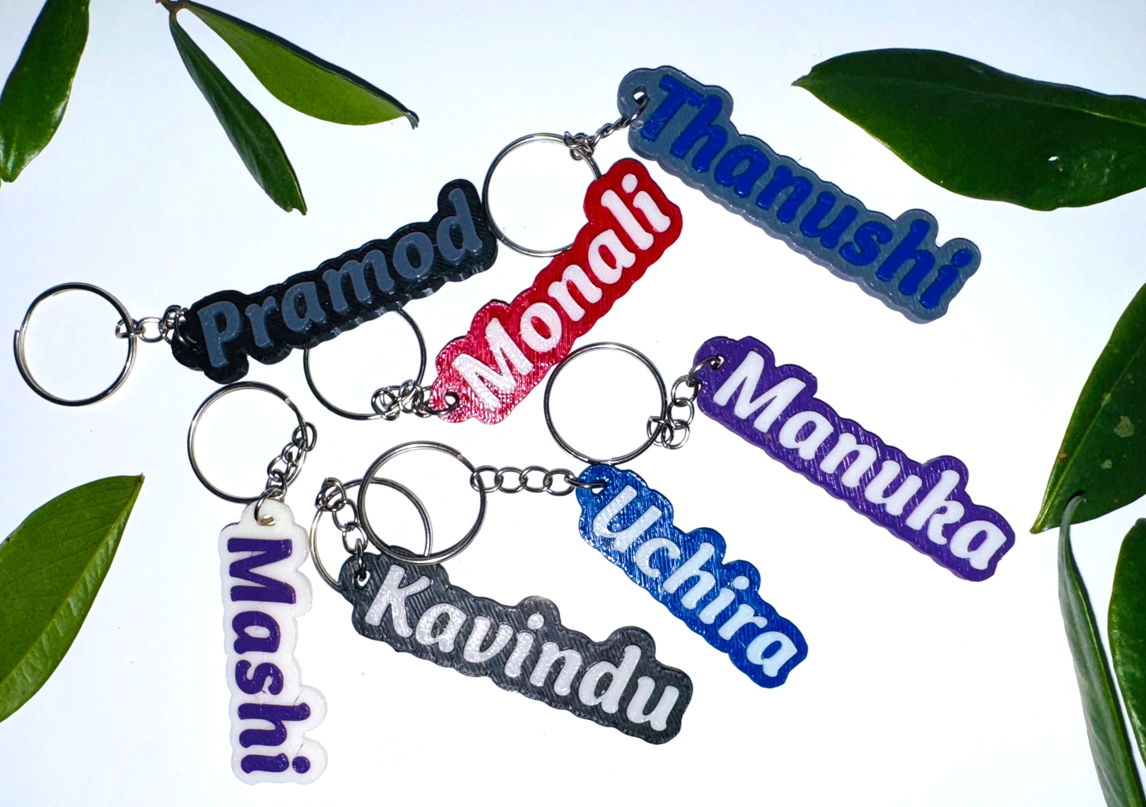 Custom Name Keychain